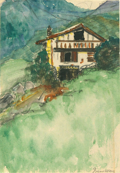 A Basque House ThePyrenees ca1923