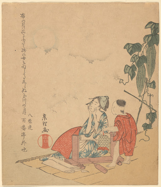 Woman and Boy with Melon Plant ca 17901793