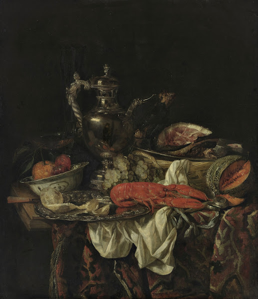 Still life with a silver pitcher circa 1660 1665