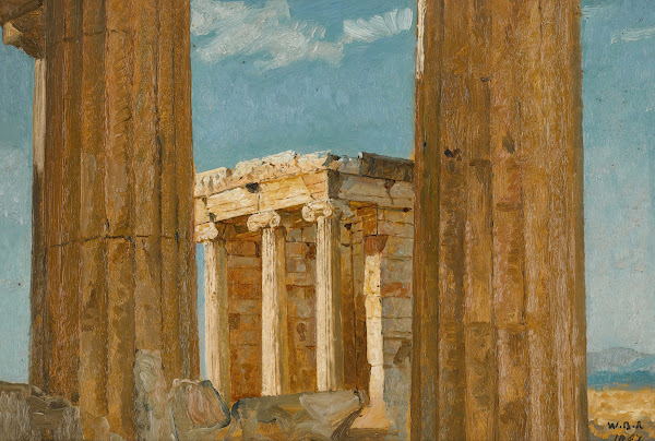 The Temple of Nike Apteros seen from the Propylaea 1887