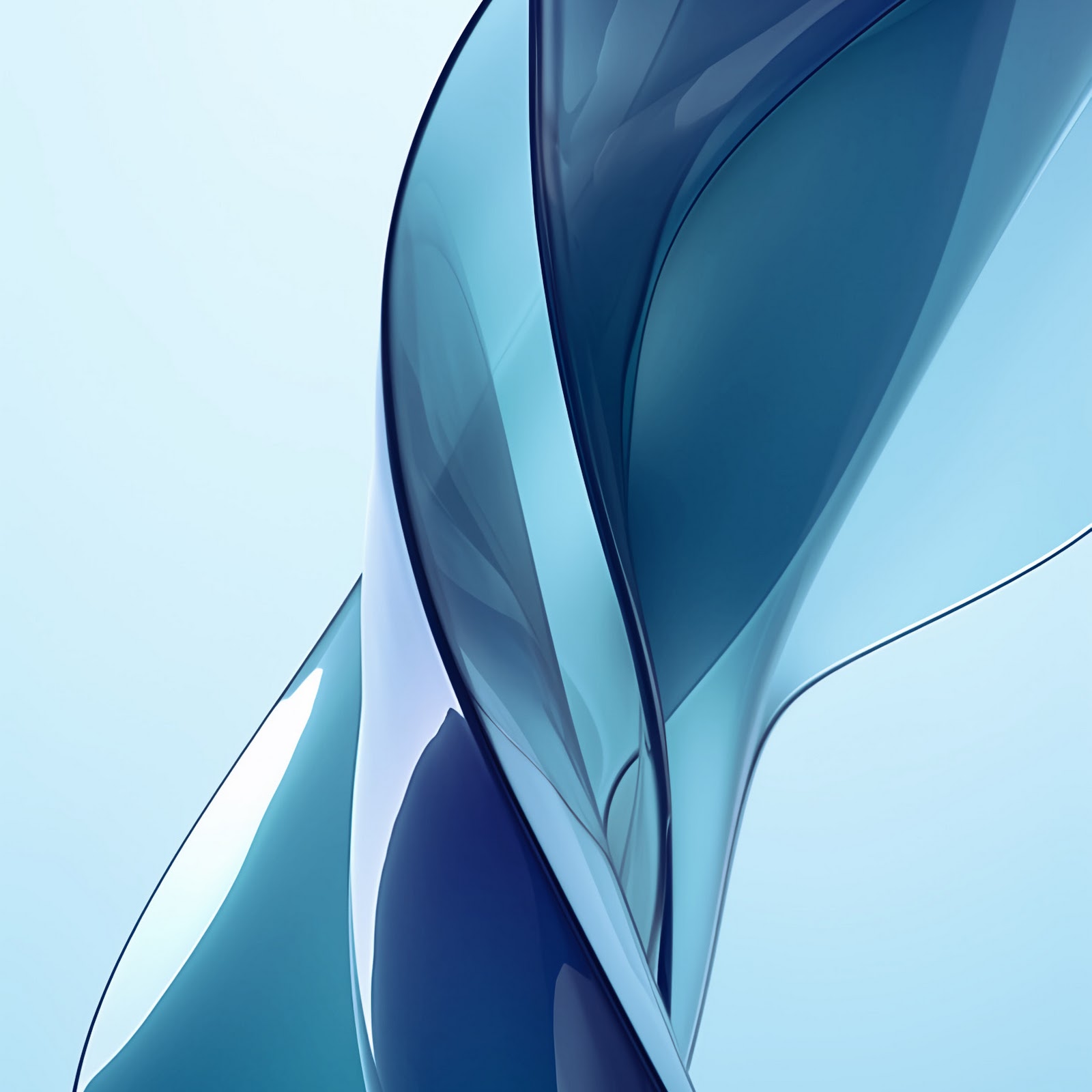 Download Abstract, Fluid, Blue, Design 2K iPhone