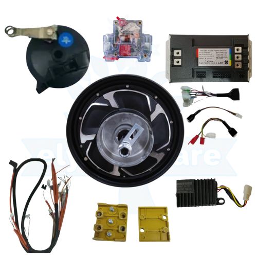 10INCH 1100W DRUM EV CONVERSION KIT 7P (+GST 18%) (2df6)