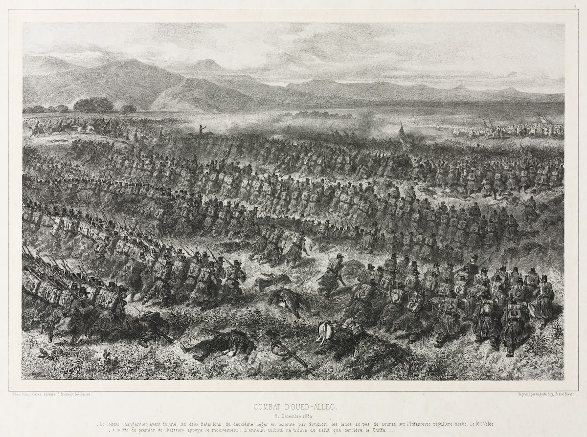 Combat of Oued alleg 31 December 1839 1840