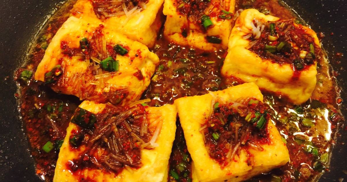 Đậu phụ "nhét" miến tàu