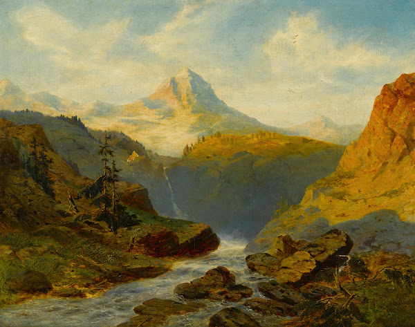 A river in the Alps