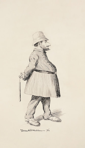 A fat policeman in uniform 1896