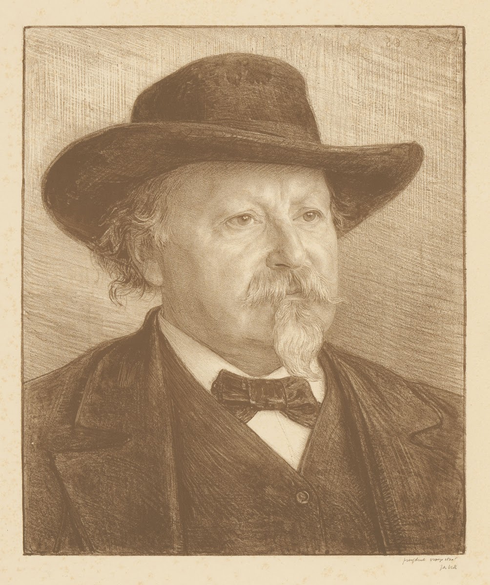 Portret van Johan Philip van der Kellen 1897