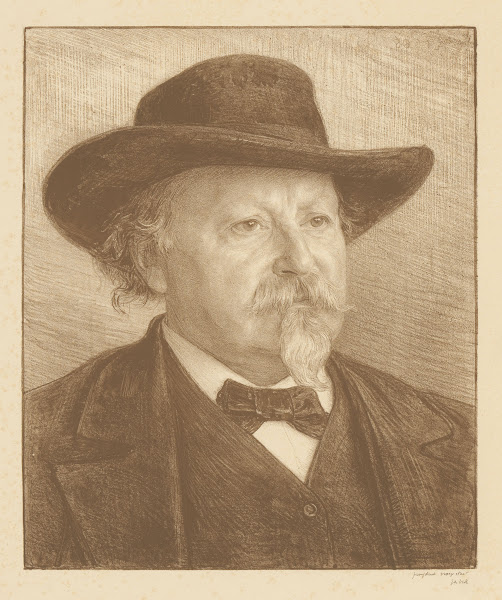 Portret van Johan Philip van der Kellen 1897