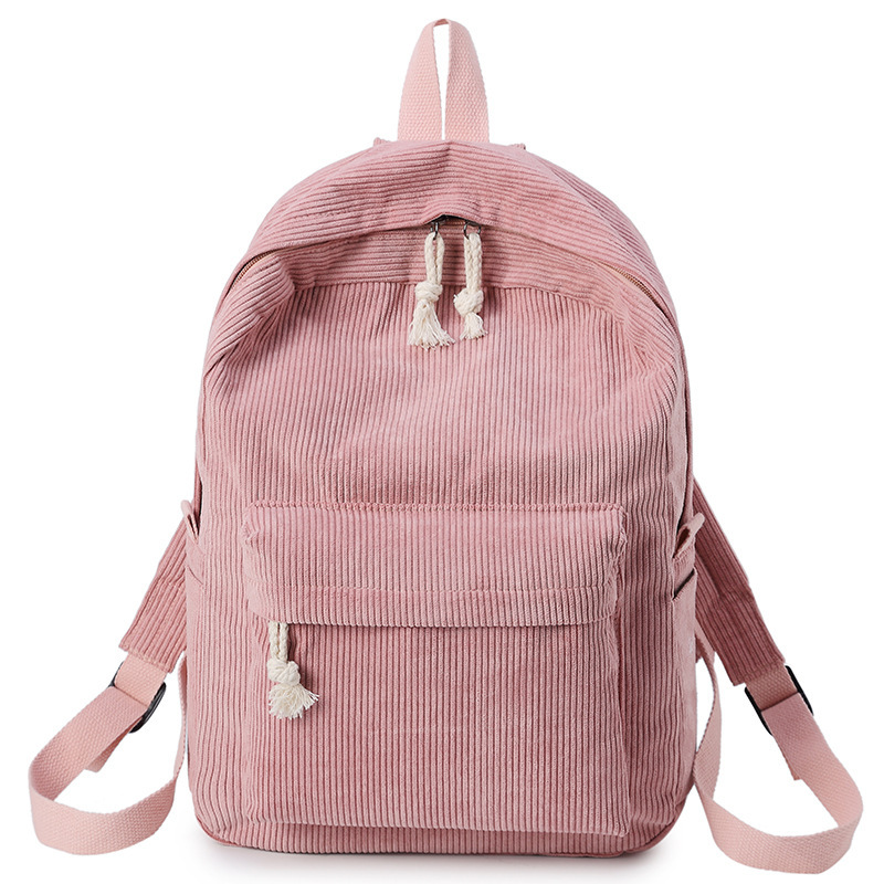 Corduroy backpack, 20–35 L, warming