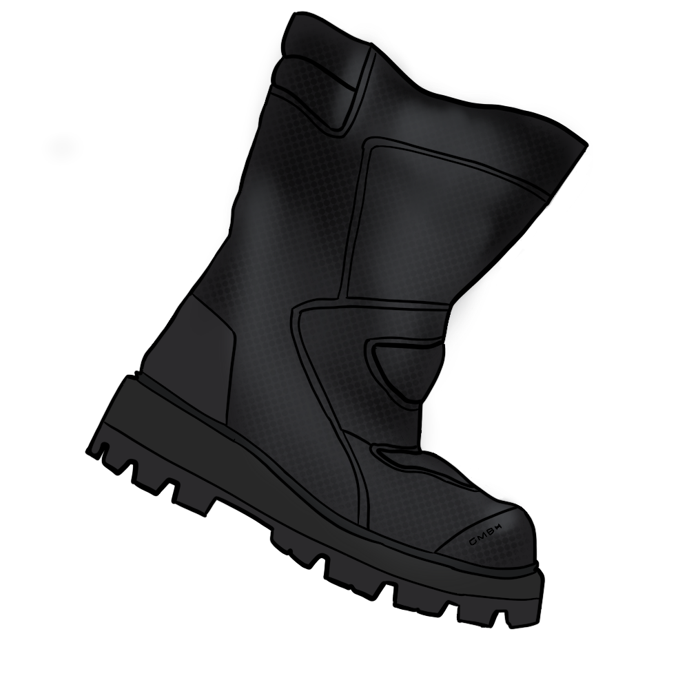 Yeezy GMBH Black Aeon High Shaft Boots product image