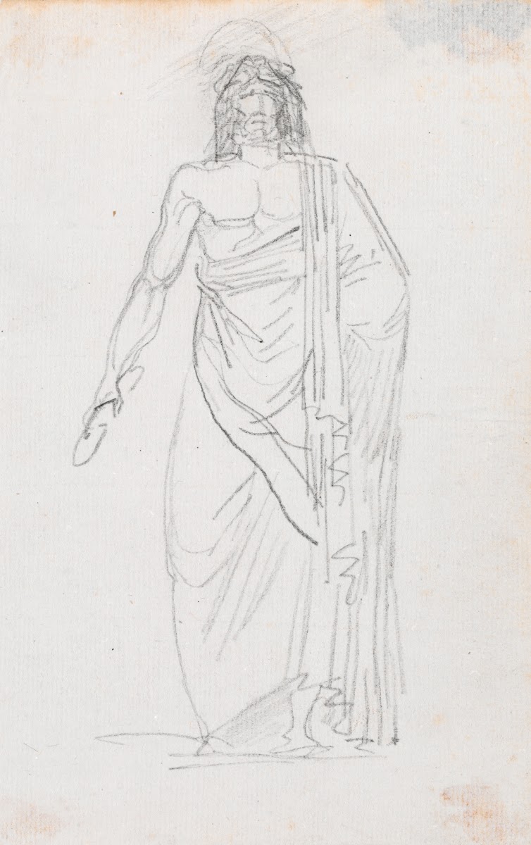 Statue of Zeus Holding a Thunderbolt probably c 1754 1765