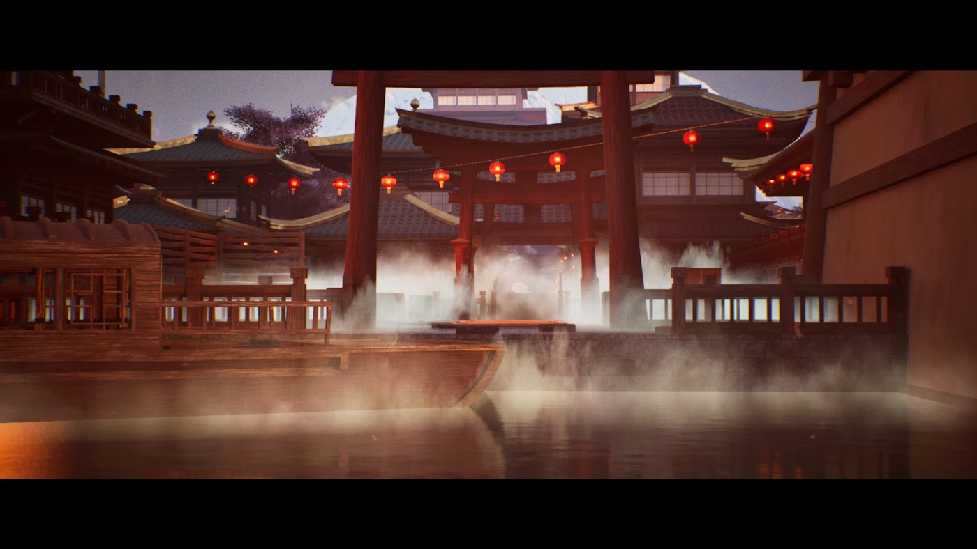 Chinatown Nocturno · Master Lighting Pass · Trabajo de Franco Oliva