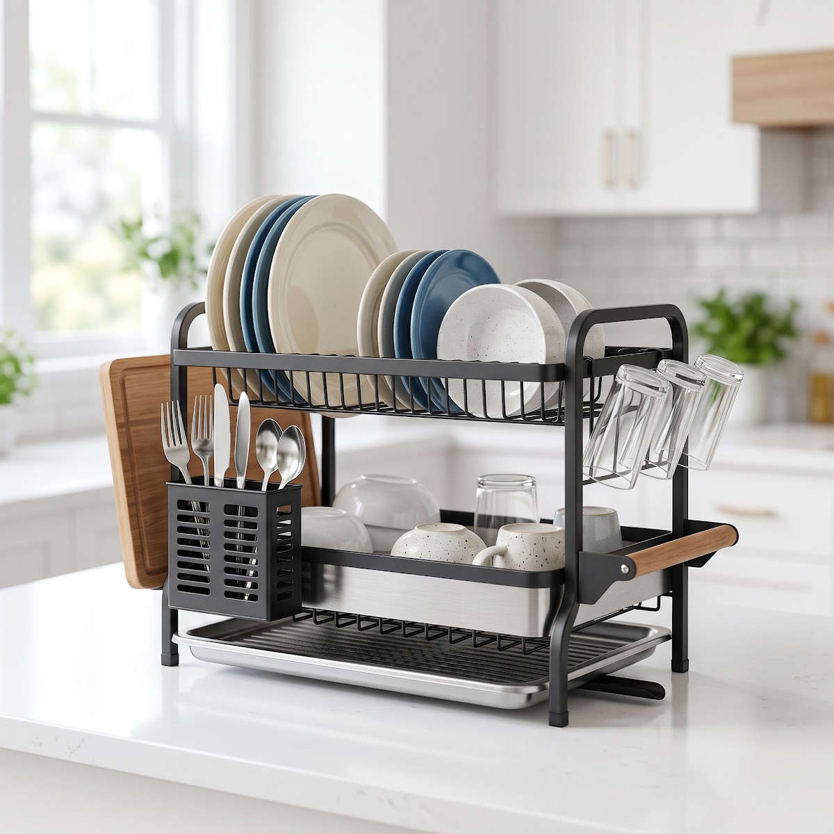 Best Dish Drying Racks for Small Kitchens (2026) - BEST OVERALL — PRODUCT SHOT