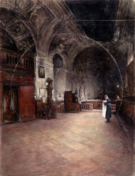 Die Sakristei der Stephanskirche in Wien 1902