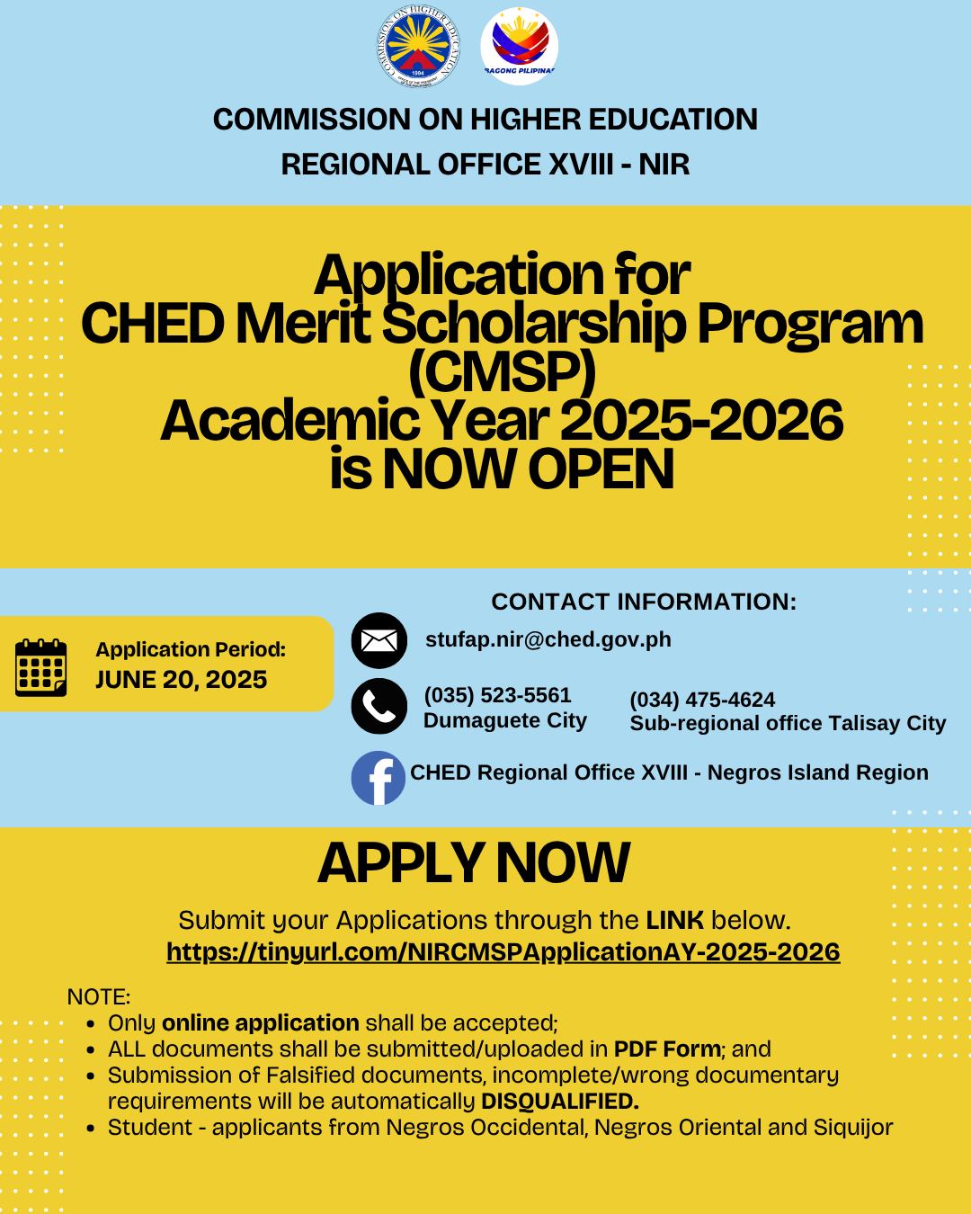 CHED Merit Scholarship