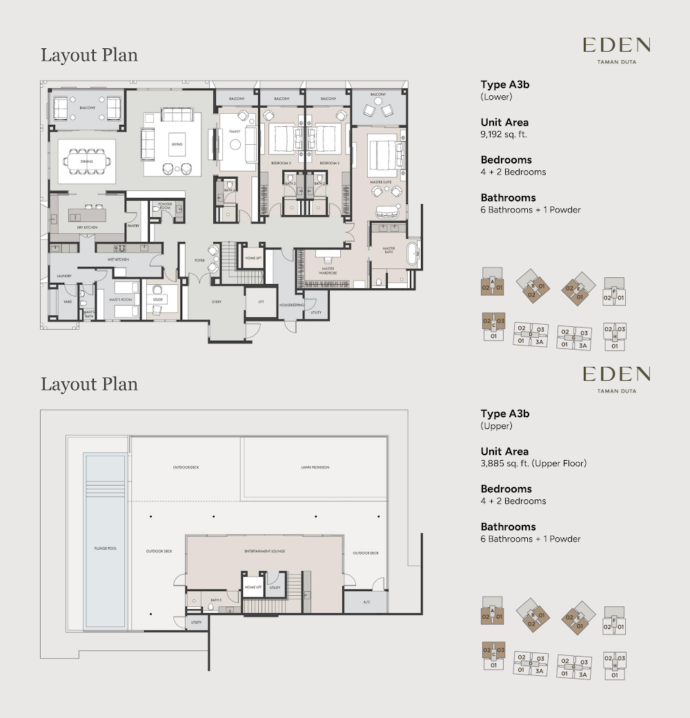EDEN Taman Duta floor plan