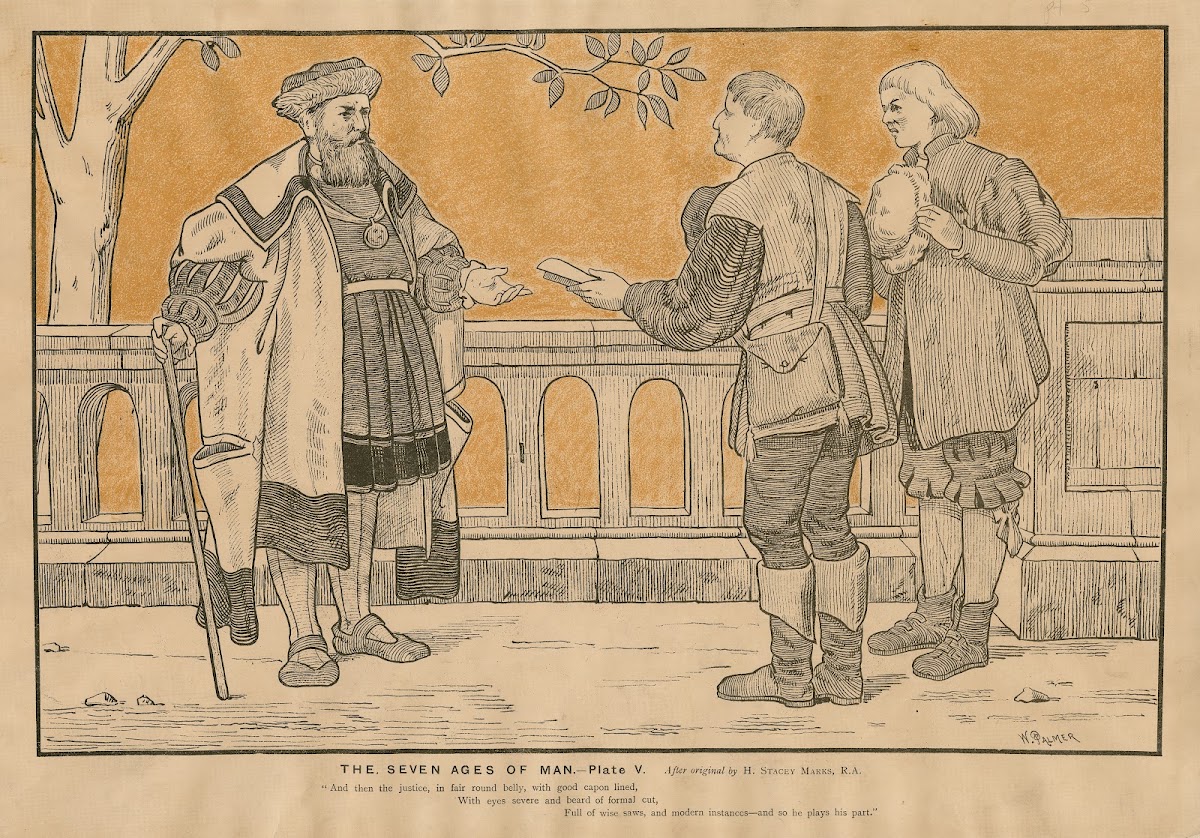 The seven ages of man Pl5 19th century