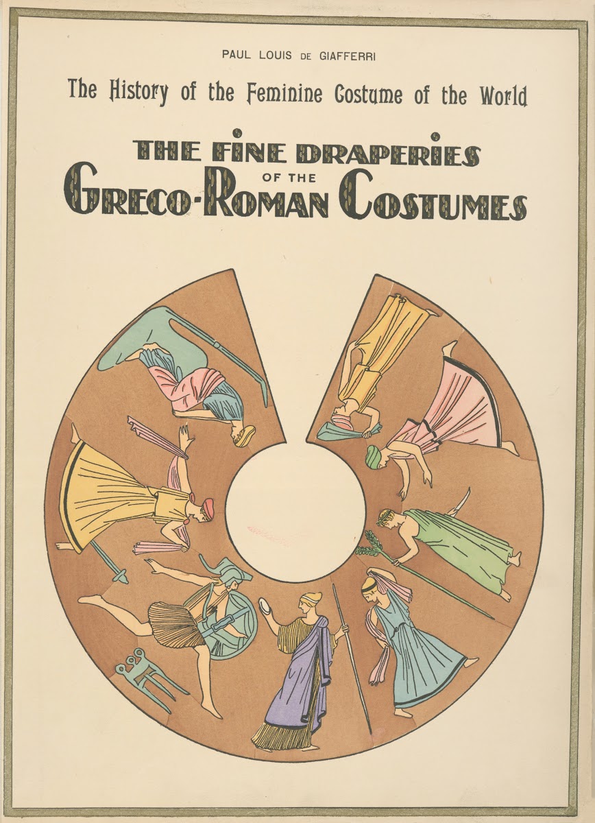 The fine draperies of the Greco Roman costumes 1926 1927