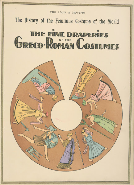 The fine draperies of the Greco Roman costumes 1926 1927