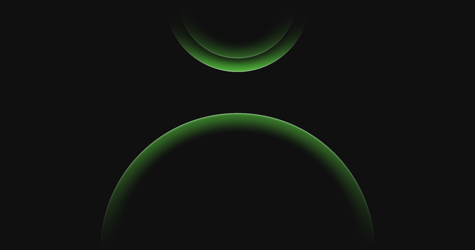 Abstract Green Circular Arcs - Digital Abstract Art 4K Wallpaper (4096x2160)