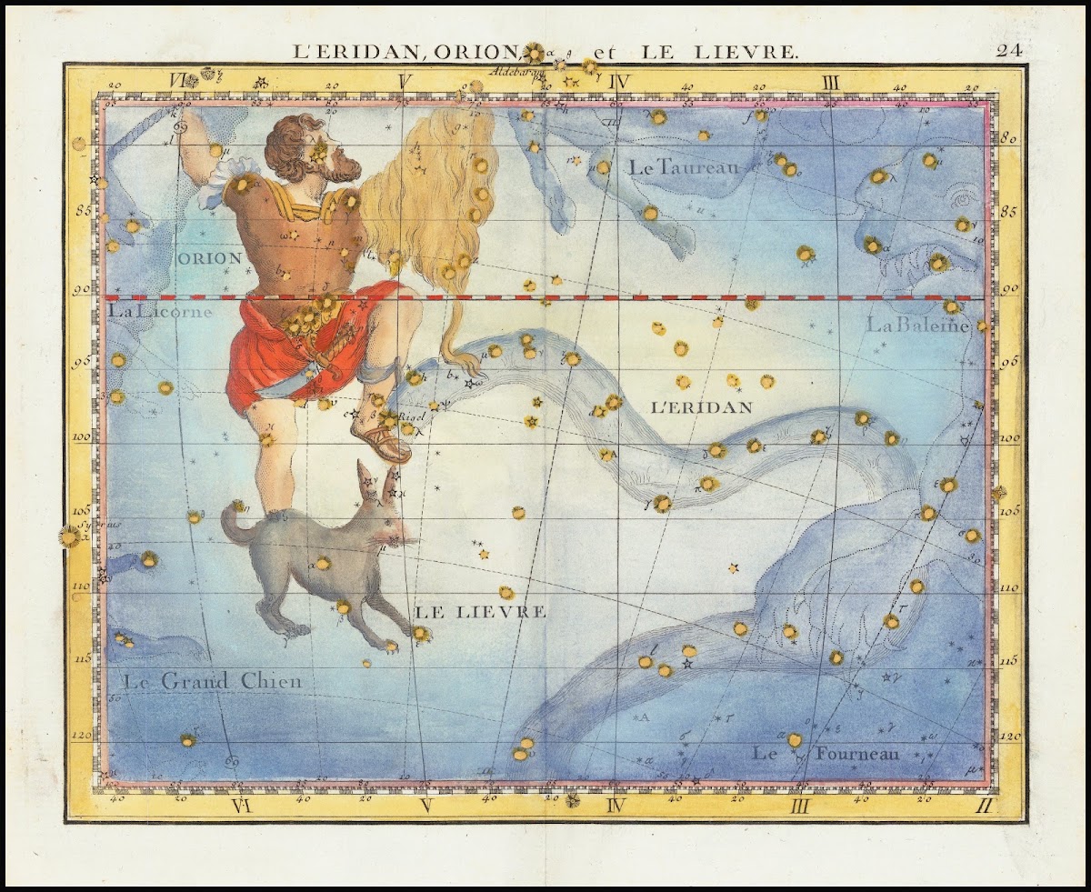 LEridan Orion et Le Lievre Eridanus Orion and Lepus 1776