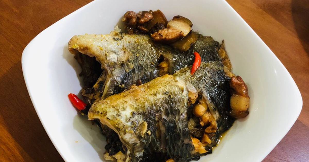 Cá rô kho nghệ