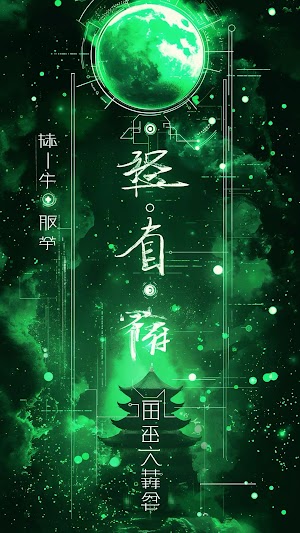 Green Digital Art Picture
