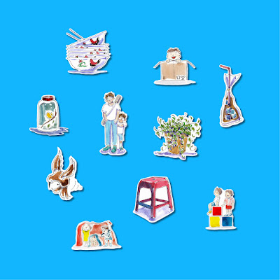 "Rencengan" Stickers Set