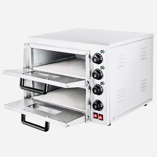 Photo 2 of Industrial Electric Double-Oven Pizza Machine