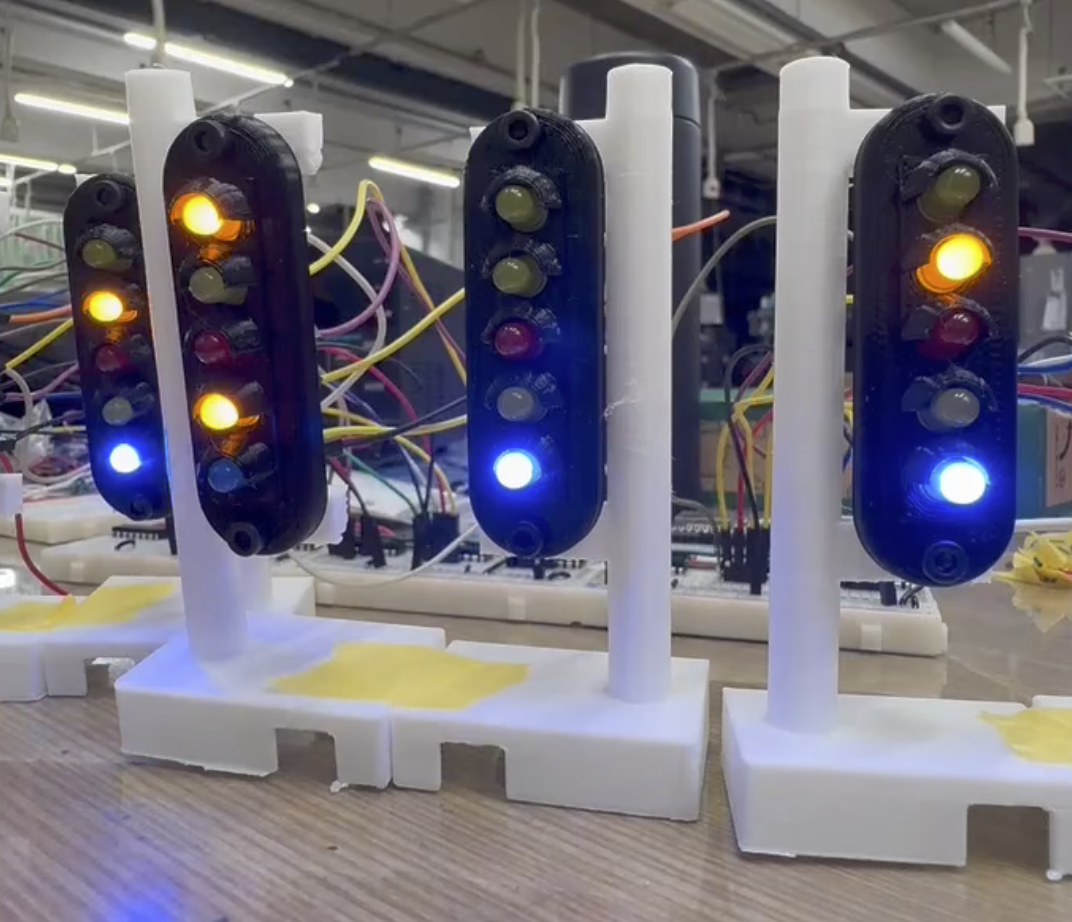 テスト中の信号