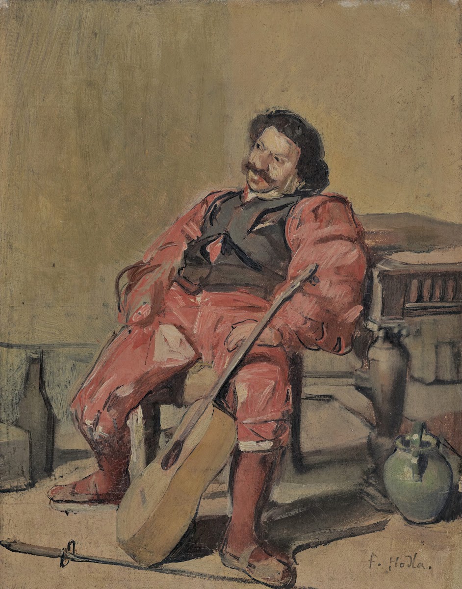 Sitting Man WithGuitar