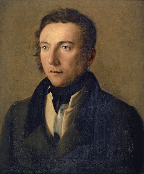 Portrait of the Artists Brother Achilles Miville Baumann 1824