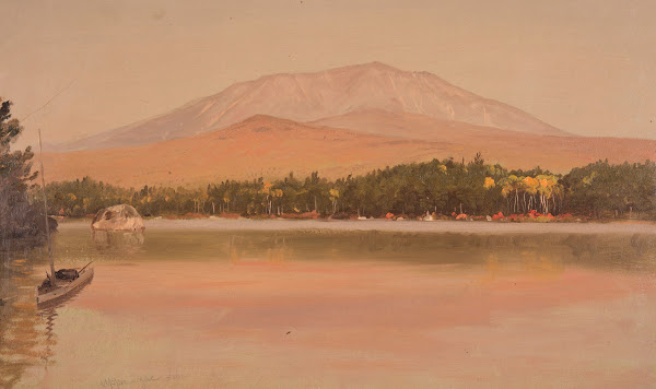 Mt Katahdin from Togue Pond 187580