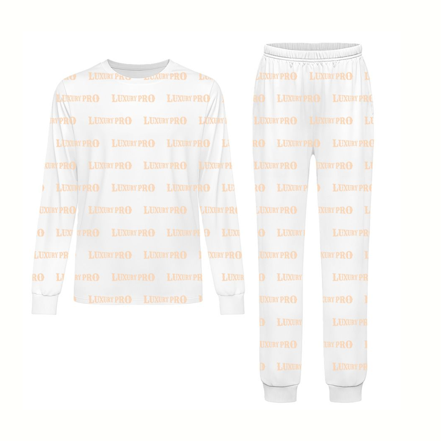 AOP Universal Kids Long Sleeve Sweatpants Pajama Set