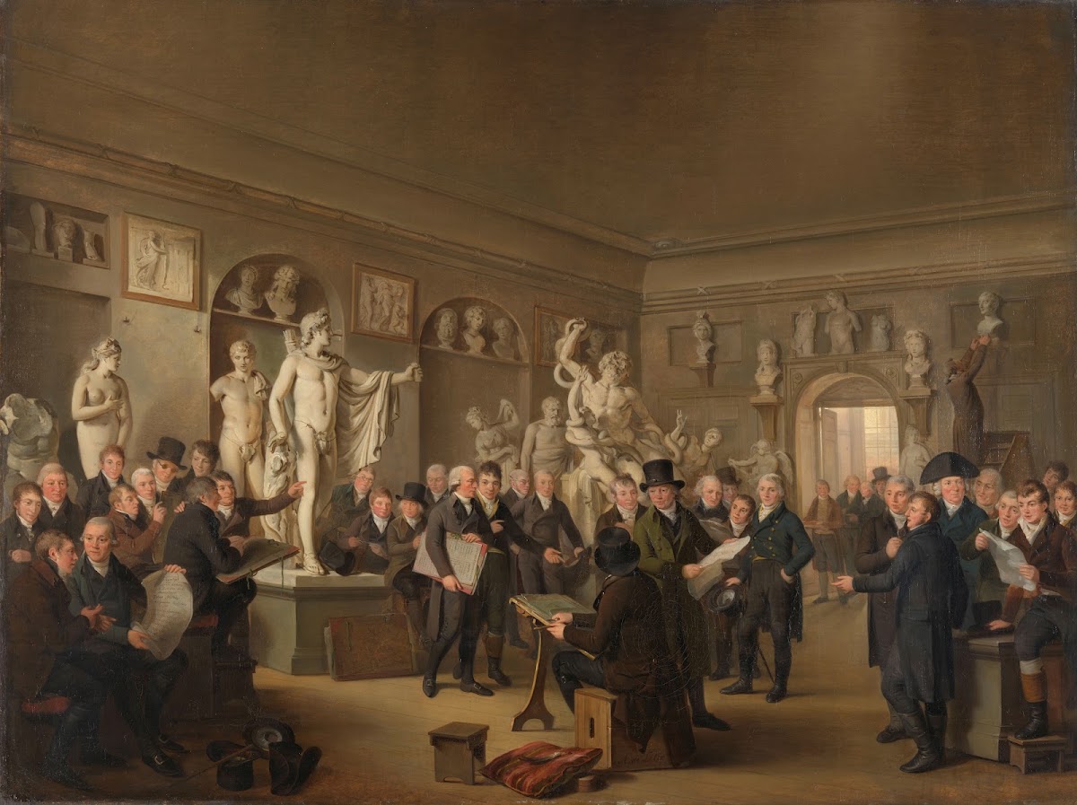 The Sculpture Gallery of the Felix Meritis Society 1806   1809