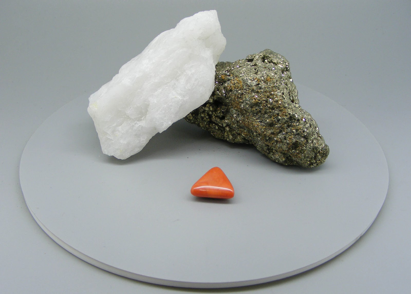 Natural Triangle Red Coral