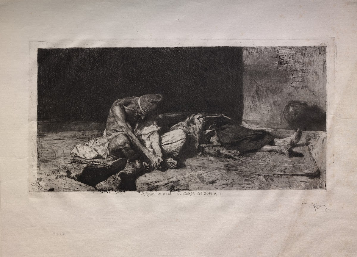 Arab Watching over the Body of His Friend 1866