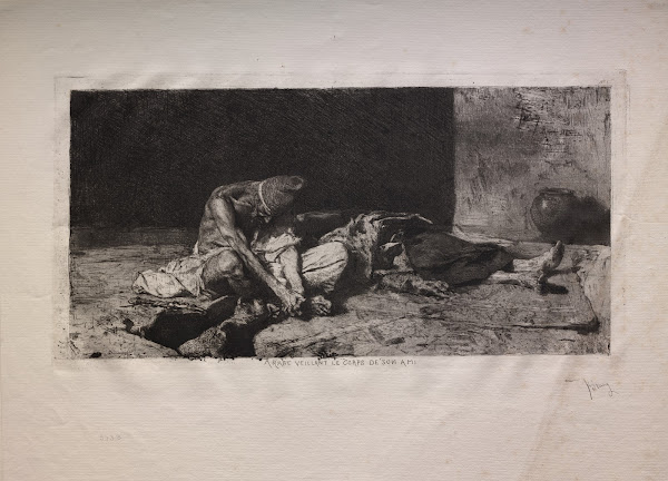 Arab Watching over the Body of His Friend 1866