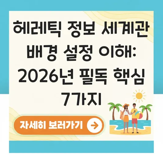 헤레틱 정보 세계관 배경 설정 이해