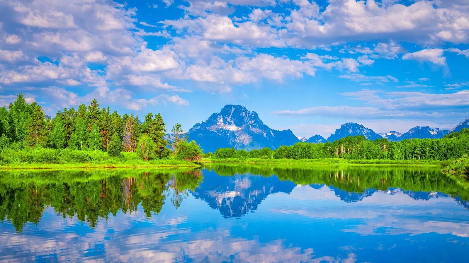 Grand Teton National Park Reflection - Nature Photography 5K Wallpaper (6144x3456)
