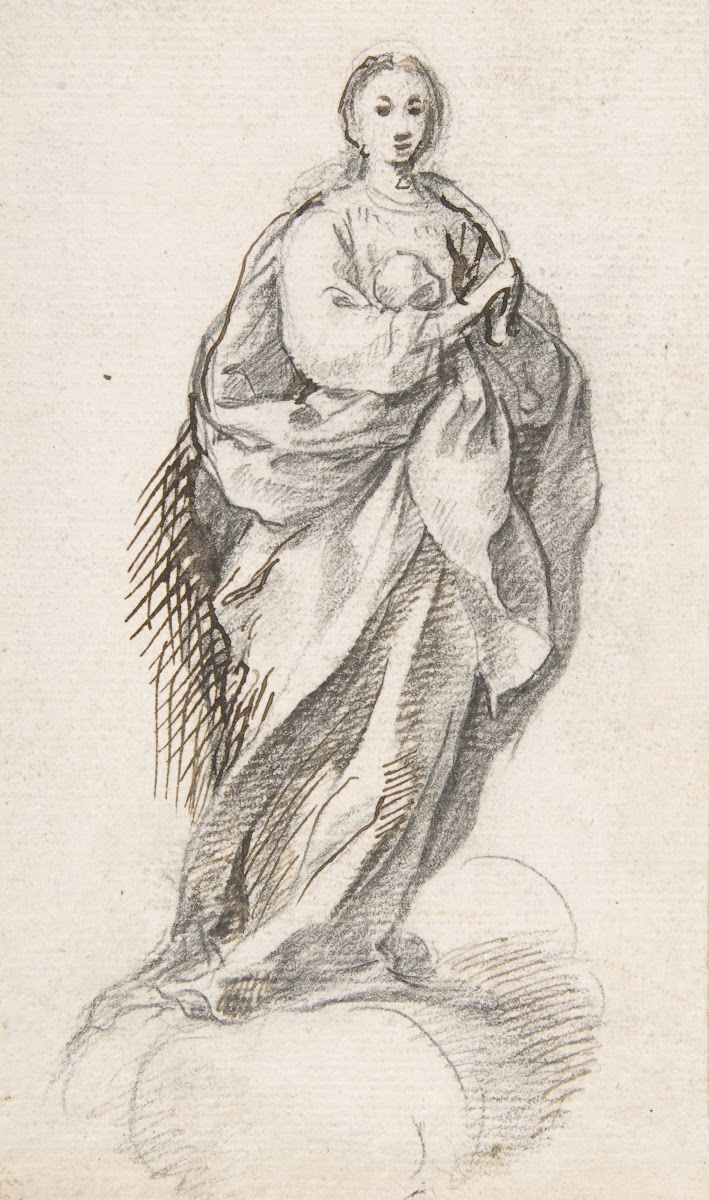 Virgin of the Immaculate Conception Standing on Clouds 17001750