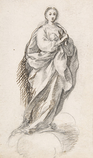 Virgin of the Immaculate Conception Standing on Clouds 17001750