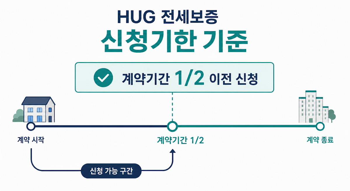 전세계약 기간 절반 이전 반환보증 신청 기준