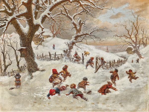 A Snowball Fight 1867