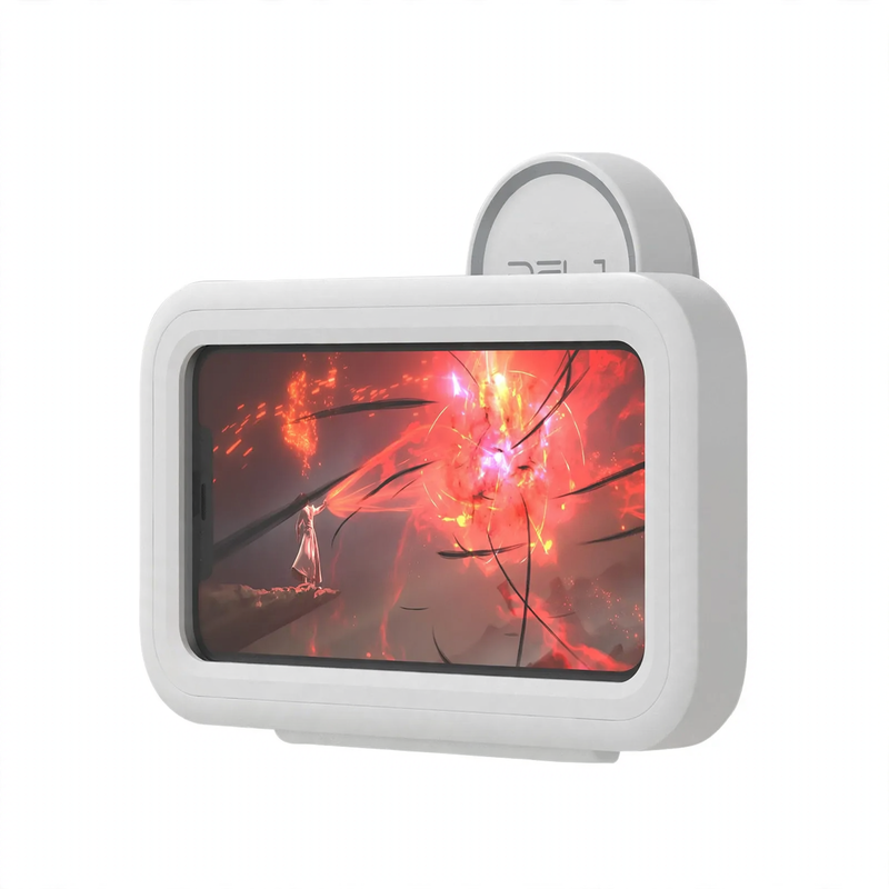 Rotatable bathroom phone holder, waterproof