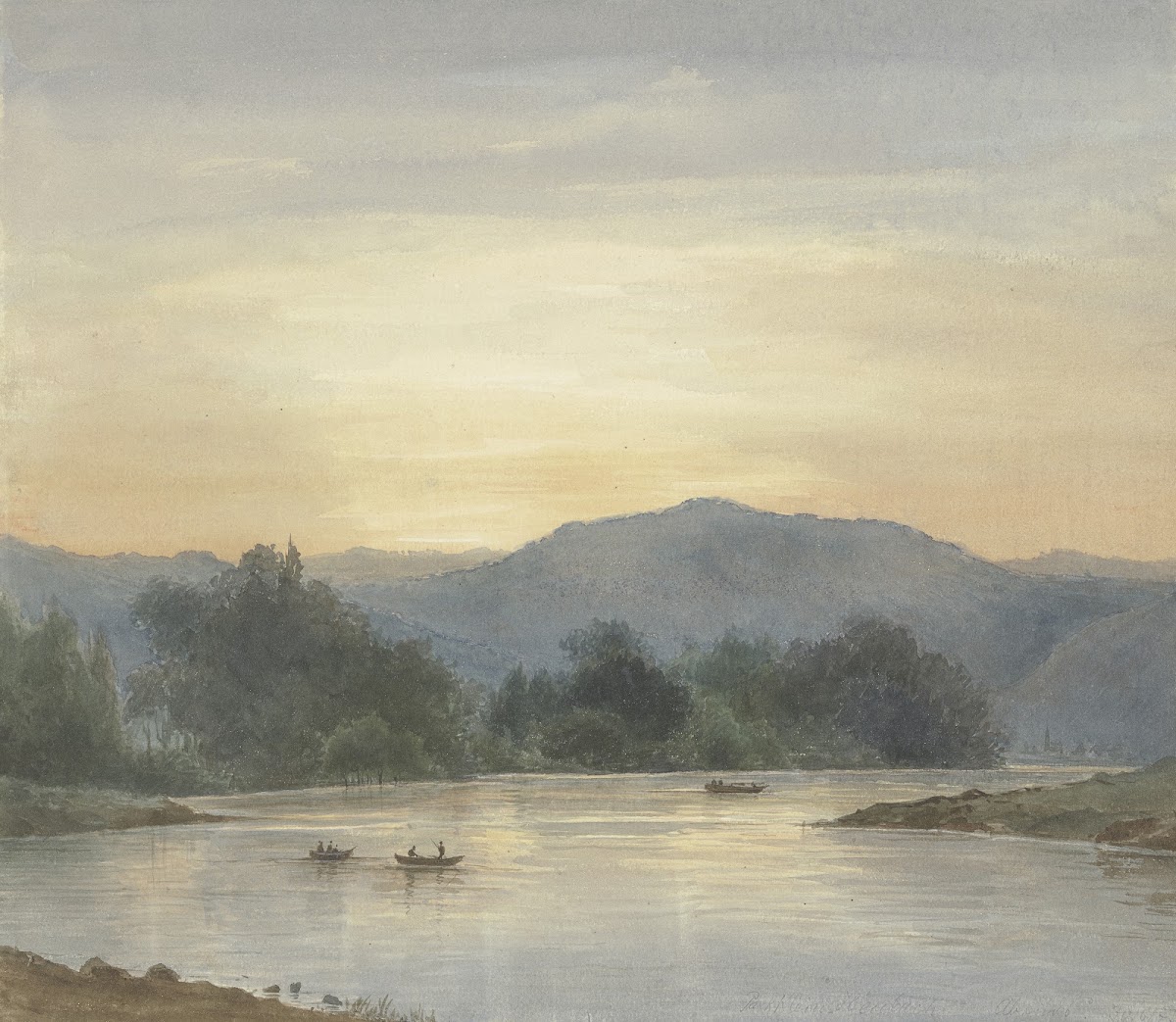 The Main near Kleinheubach 1873