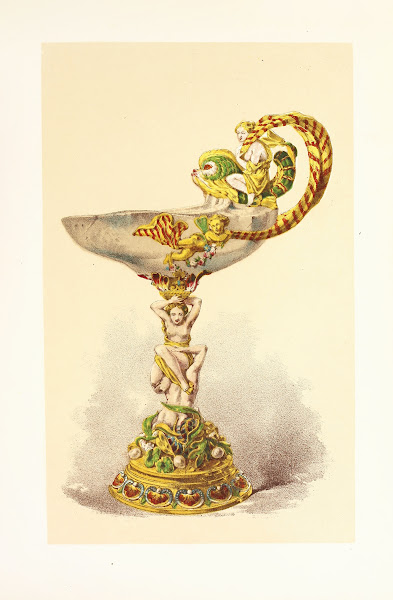 Tazza in Oriental Onyx mounted in Enamelled Gold 1858