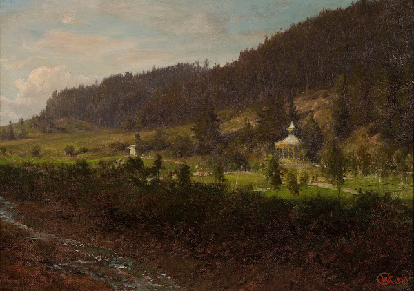 Submontane landscape 1882