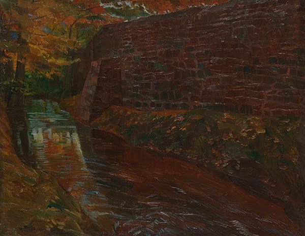 Parkmauer in Amorbach 1899