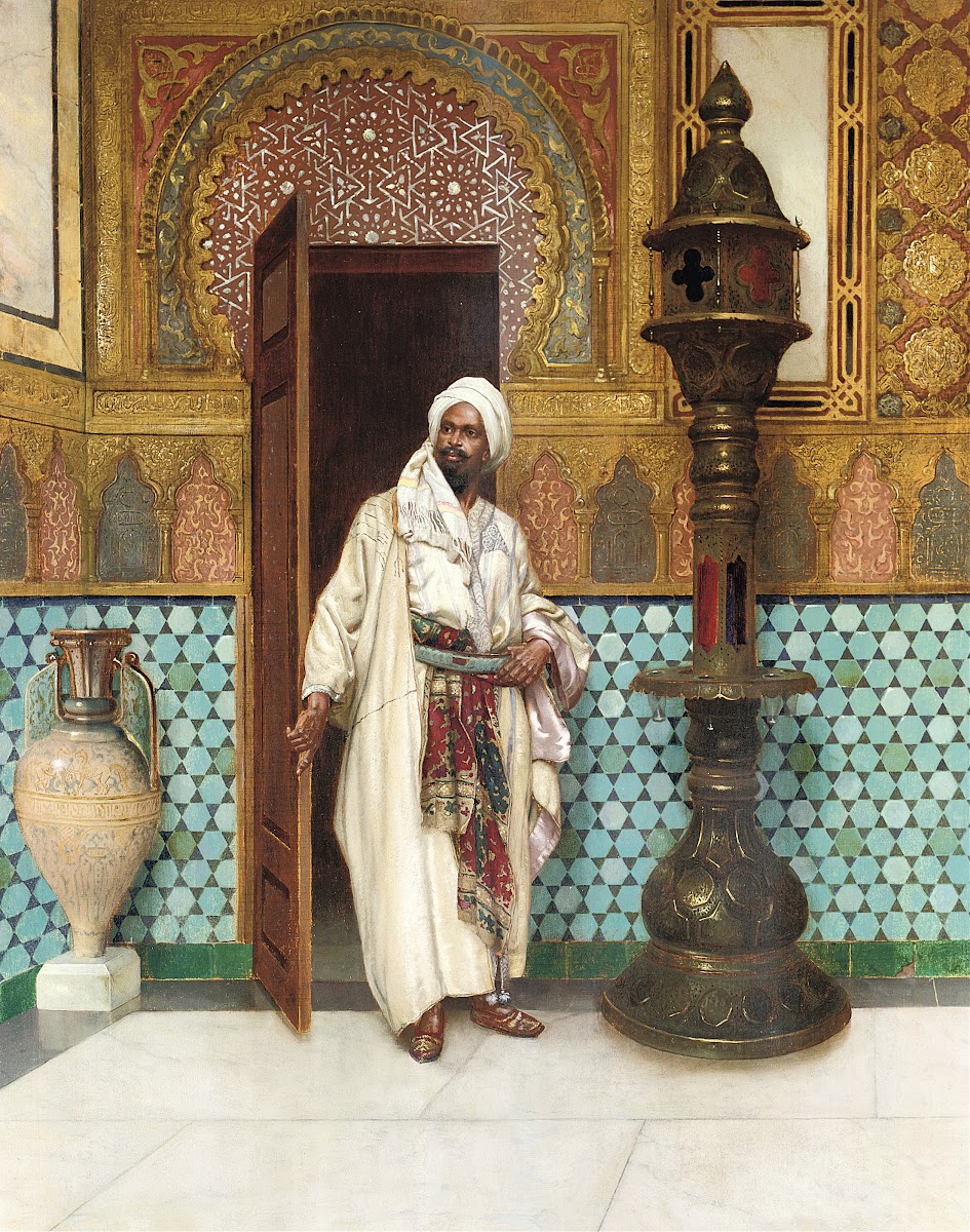 An elegant chieftain in his palace